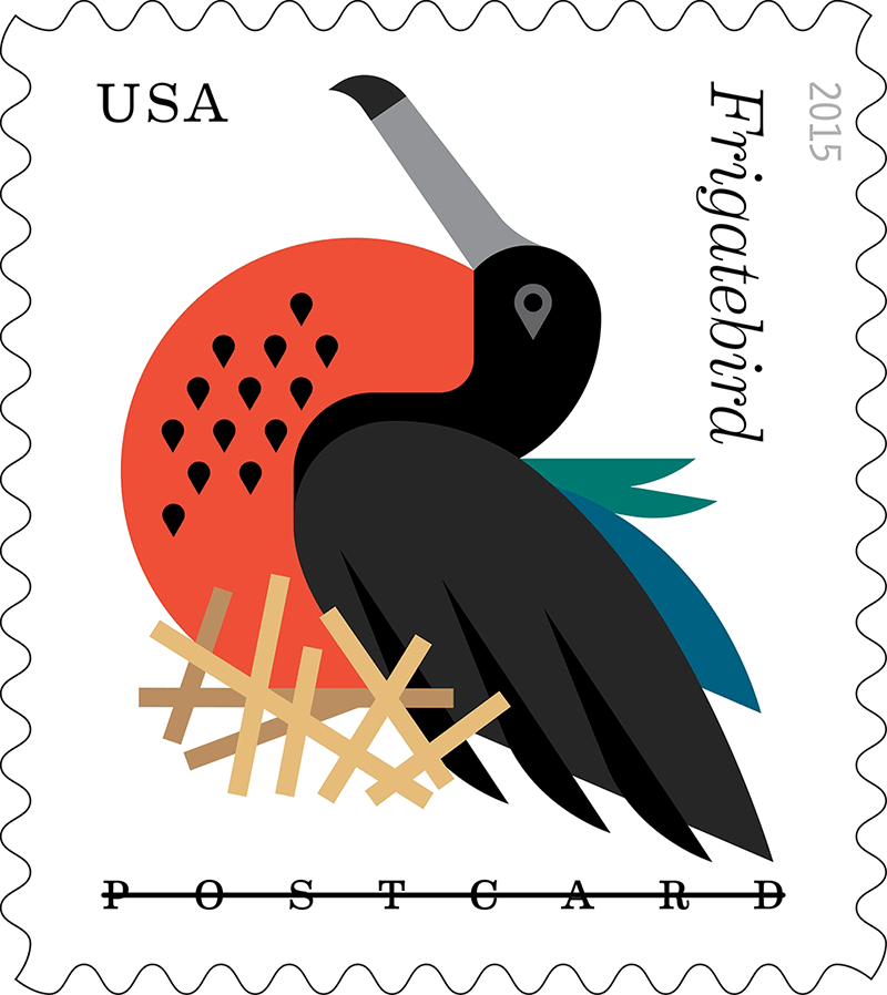 Coastal Birds U.S. 2015 virtualstampclub