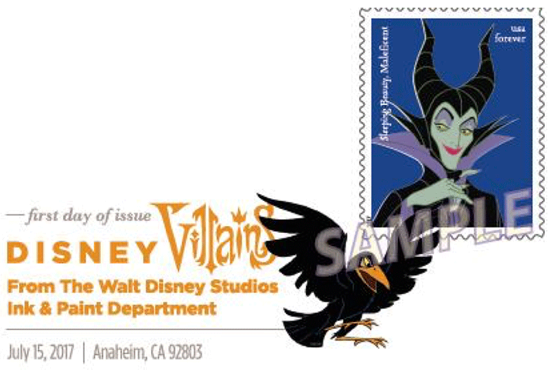 5213-22 - 2017 First-Class Forever Stamp - Disney Villains