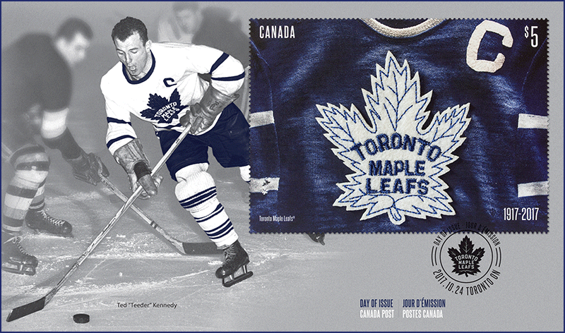 2017-18 Toronto Maple Leafs Centennial Maple Leaf Marks #MLMGR