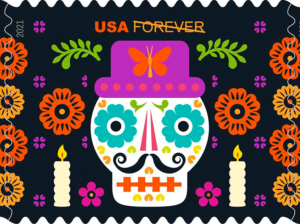 A Colorful Series of Sugar Skulls Appear on New USPS Stamps Designed by  Luis Fitch — Colossal
