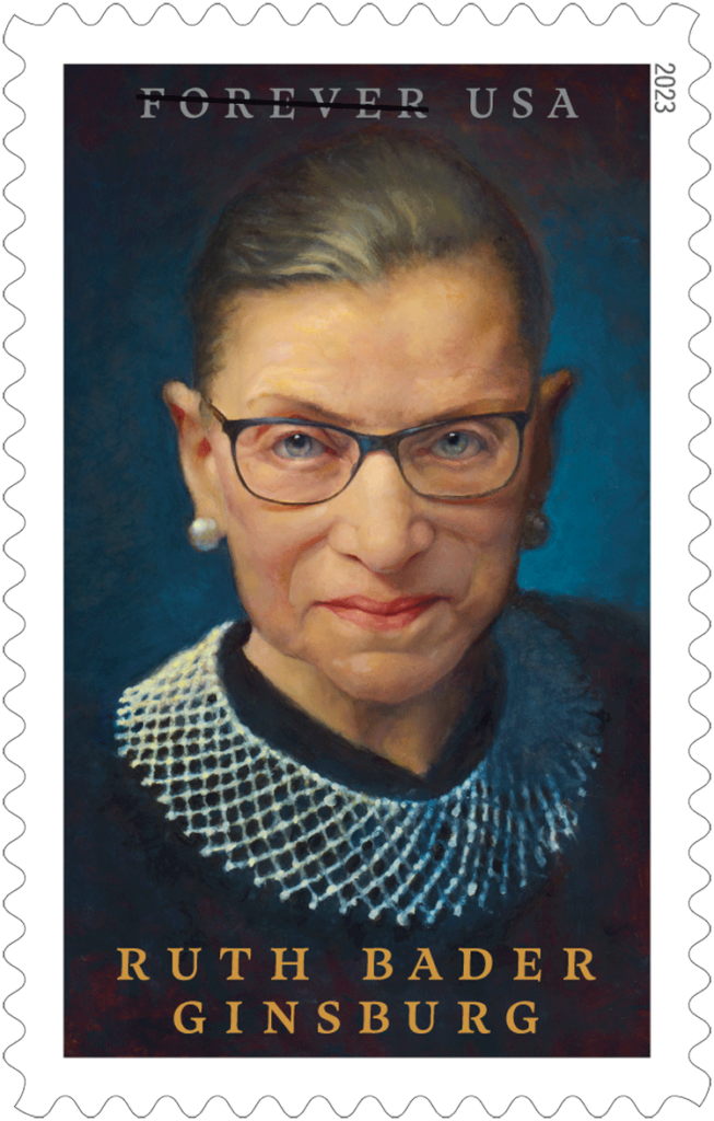 Ruth Bader Ginsburg (US 2023) | virtualstampclub.com