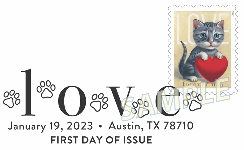 Love 2023 Stamps
