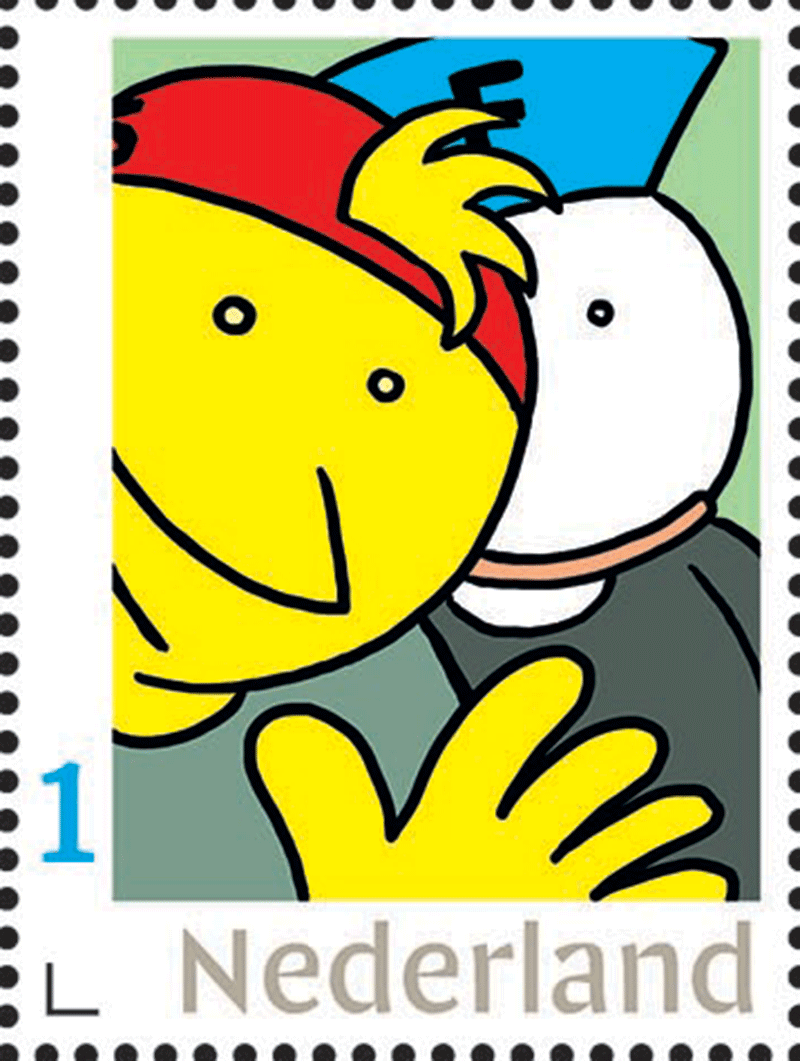 Fokke & Sukke Cartoon Characters (Netherlands 2018) | virtualstampclub.com